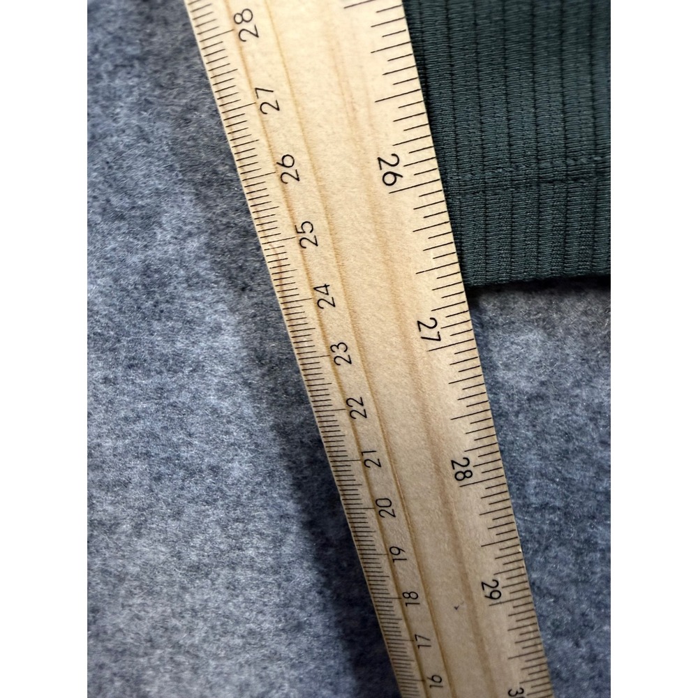 32 Degrees Cool Womens XXL Ribbed Leggings Dark Green High Rise Activewear - Picture 7 of 8